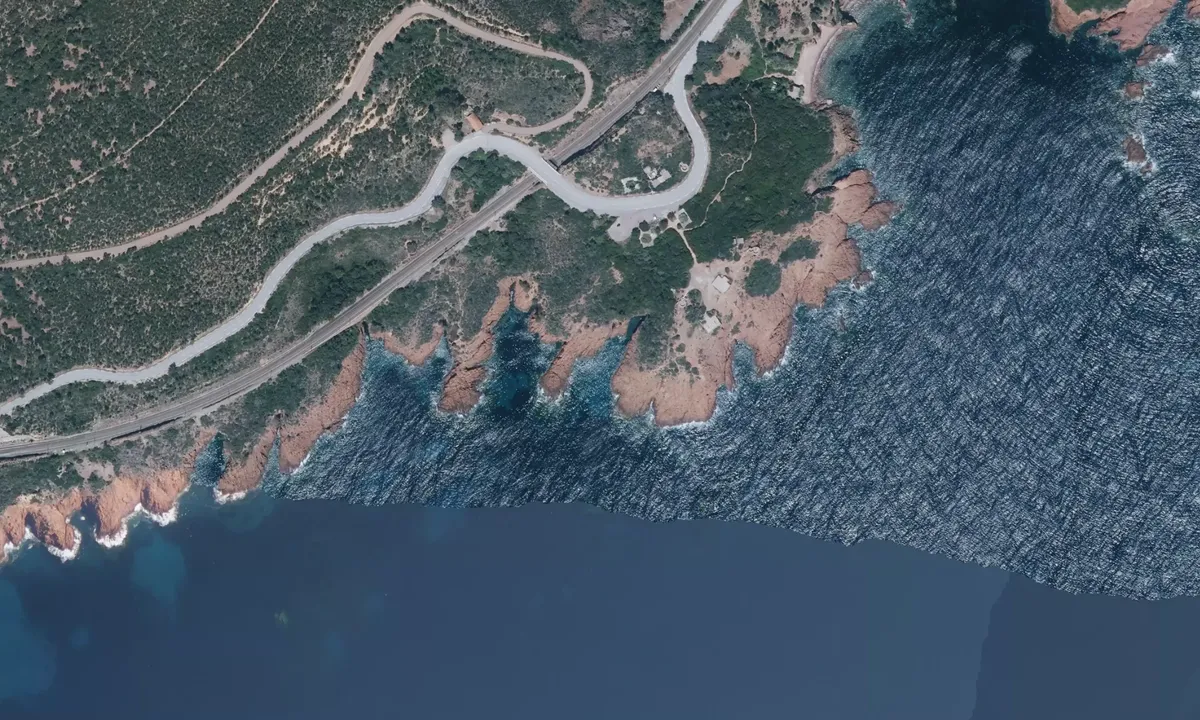 Flyfoto av Pointe de l’Observatoire