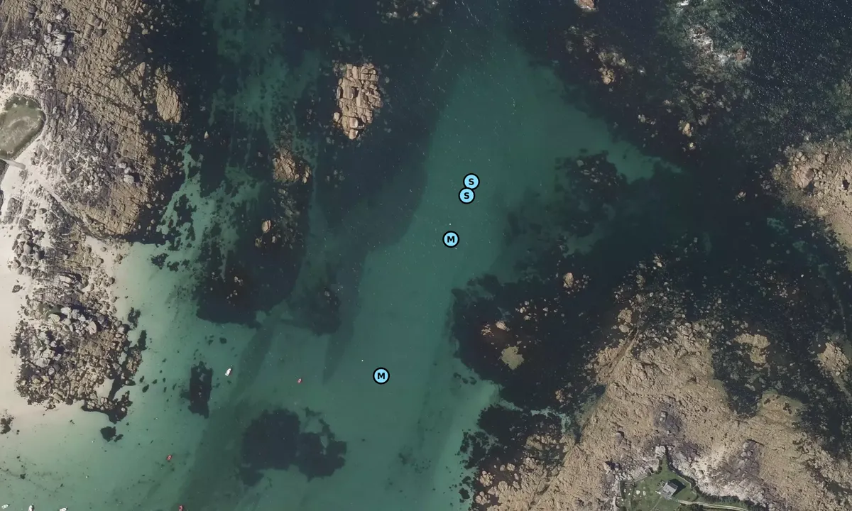 Satelite image of Pointe de Pontusval