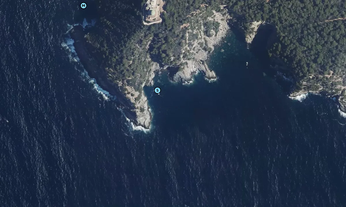 Satelite image of Pointe des Salis