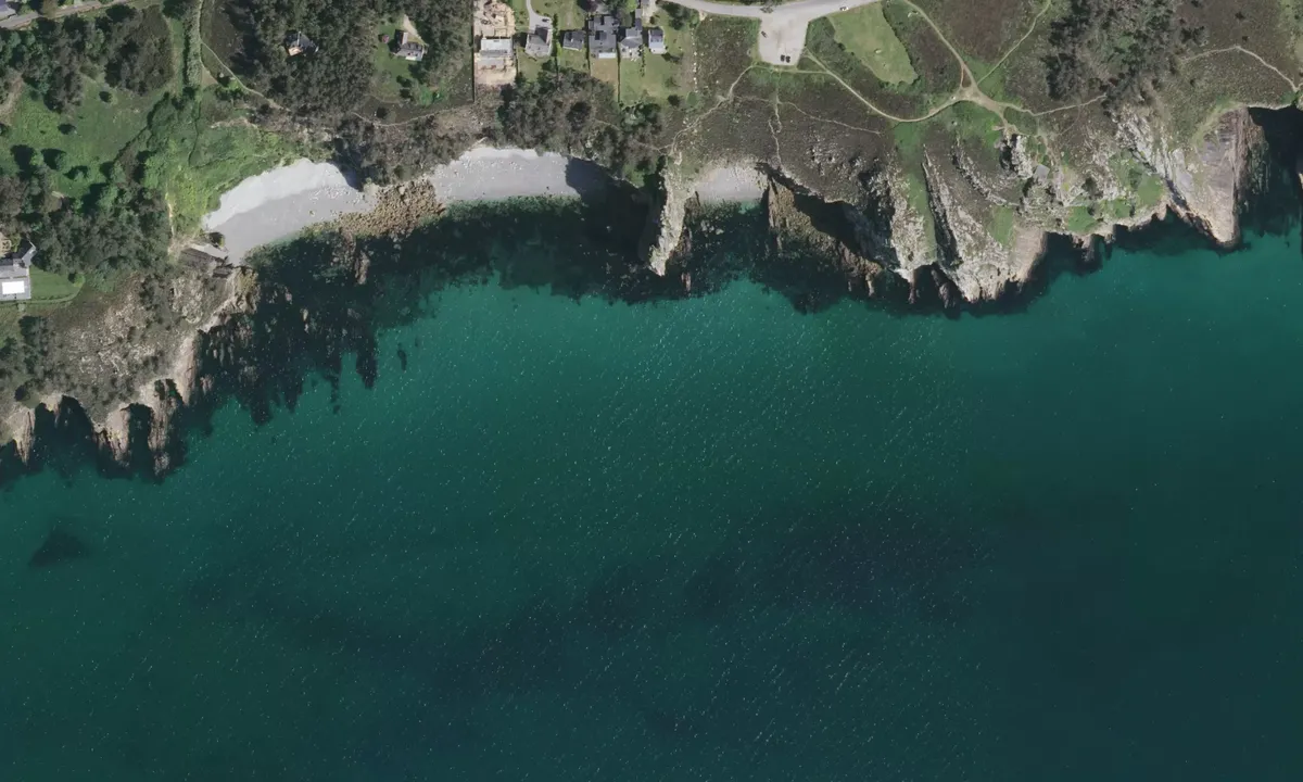 Flyfoto av Pointe du Menhir