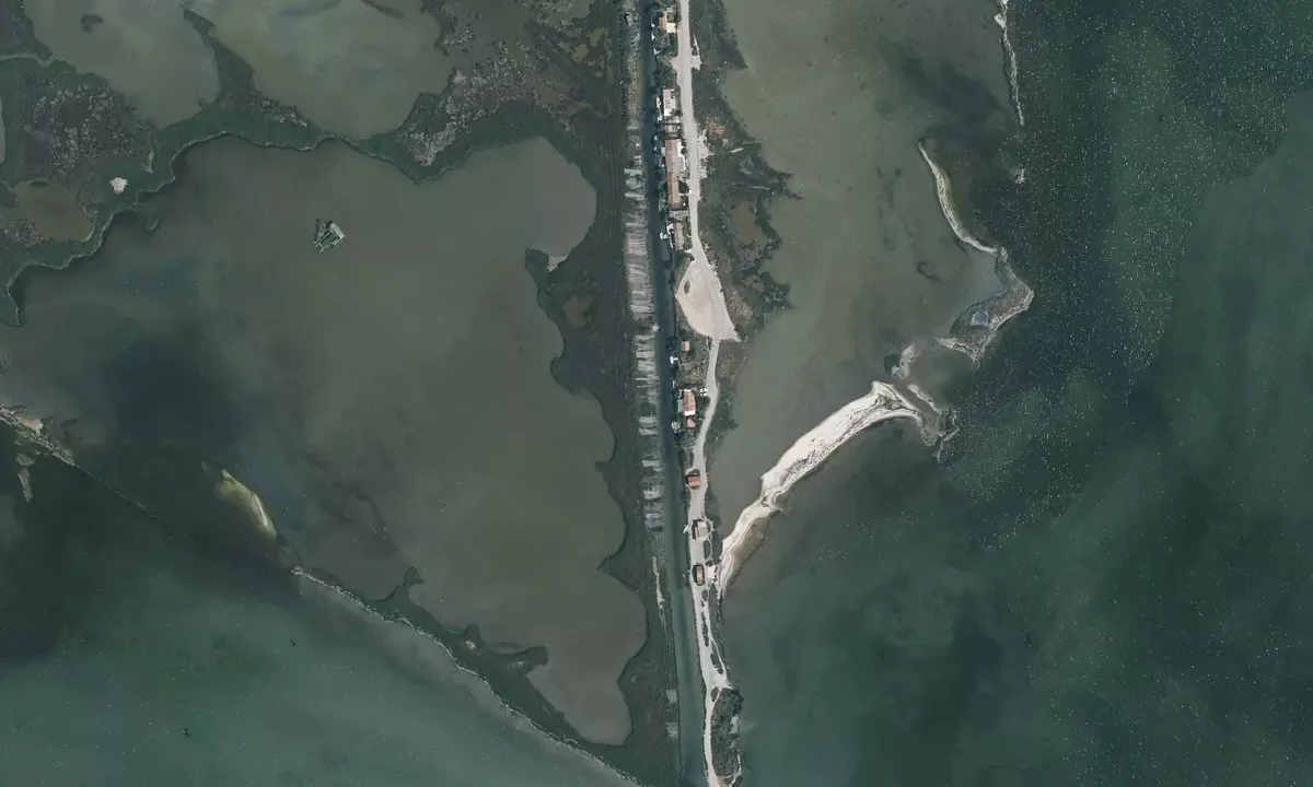 Satelite image of Pointe du salaison