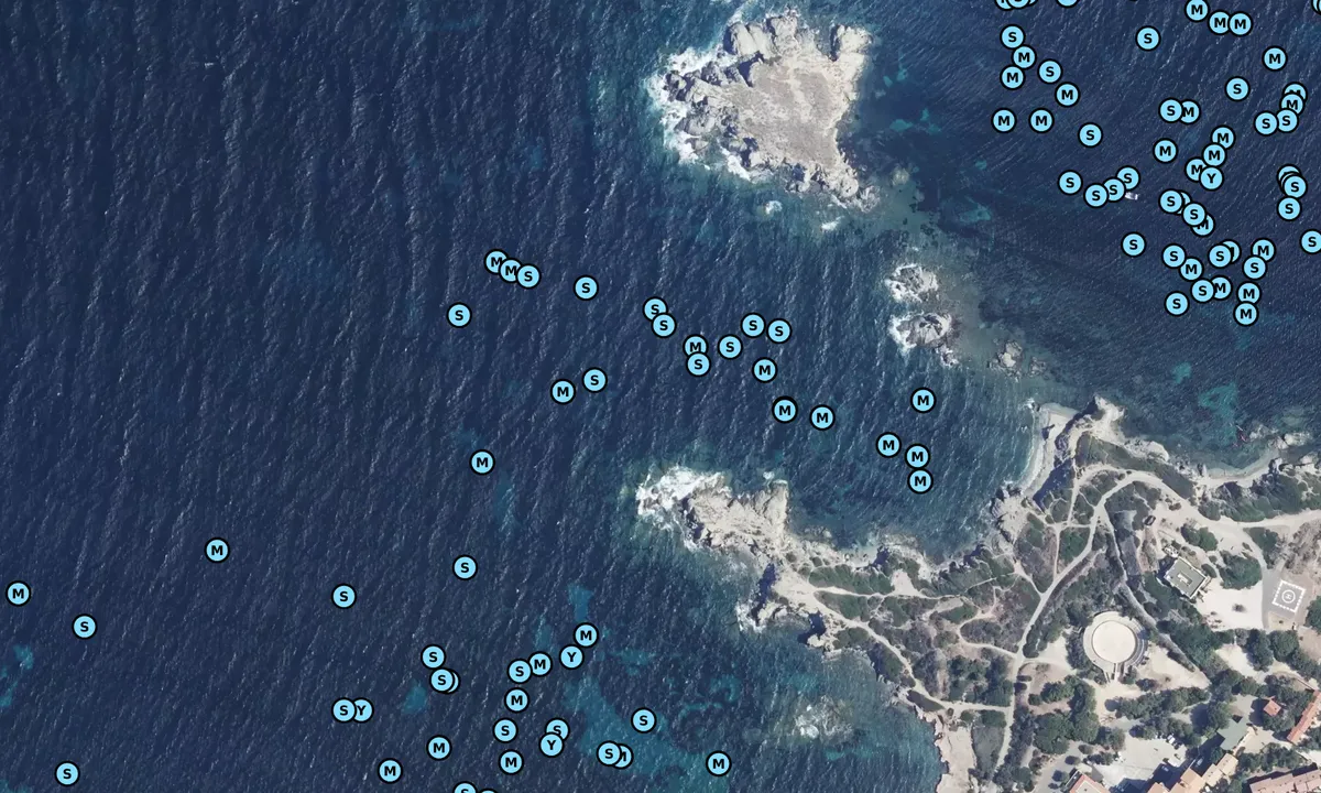 Satelite image of Pointe Saint-Pierre