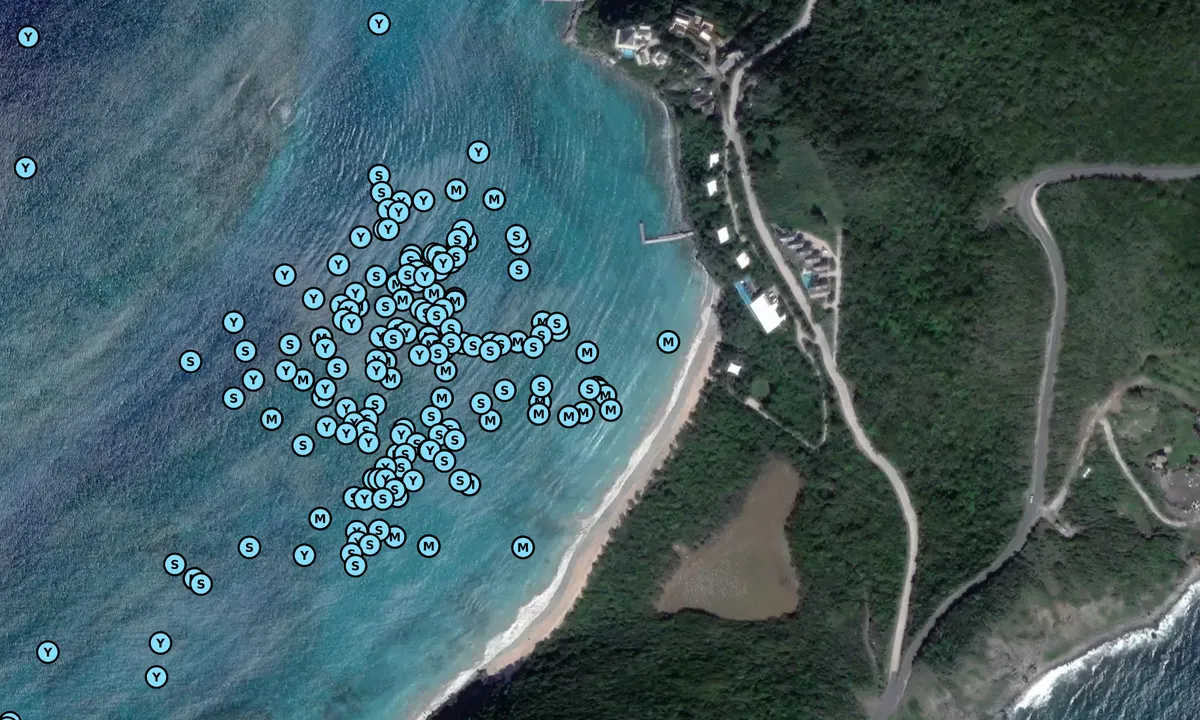 Satelite image of Pond bay