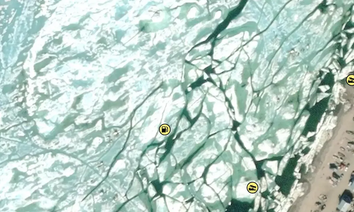 Satelite image of Pond Inlet (Mittimatalik)
