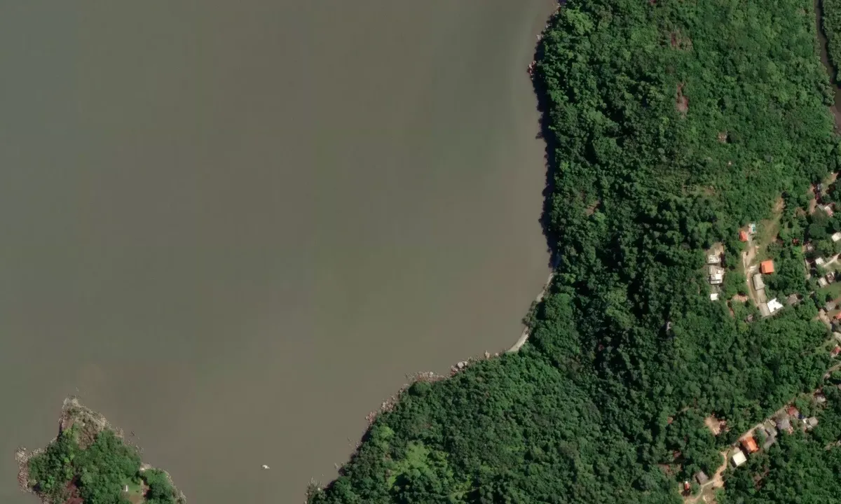 Satelite image of Ponta da Luz