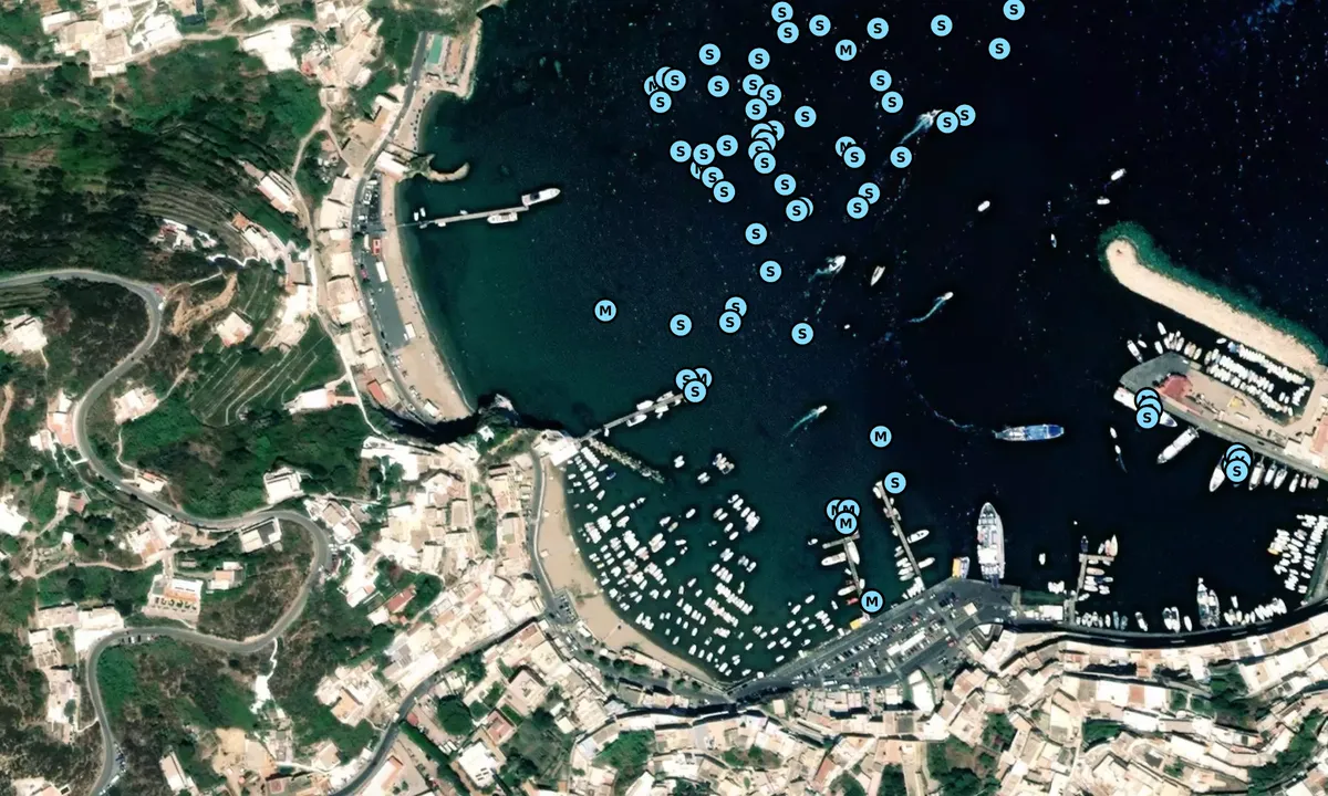 Satelite image of Pontile Gennarino a Mare