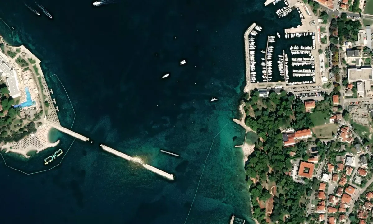 Flyfoto av Porec - Buoys