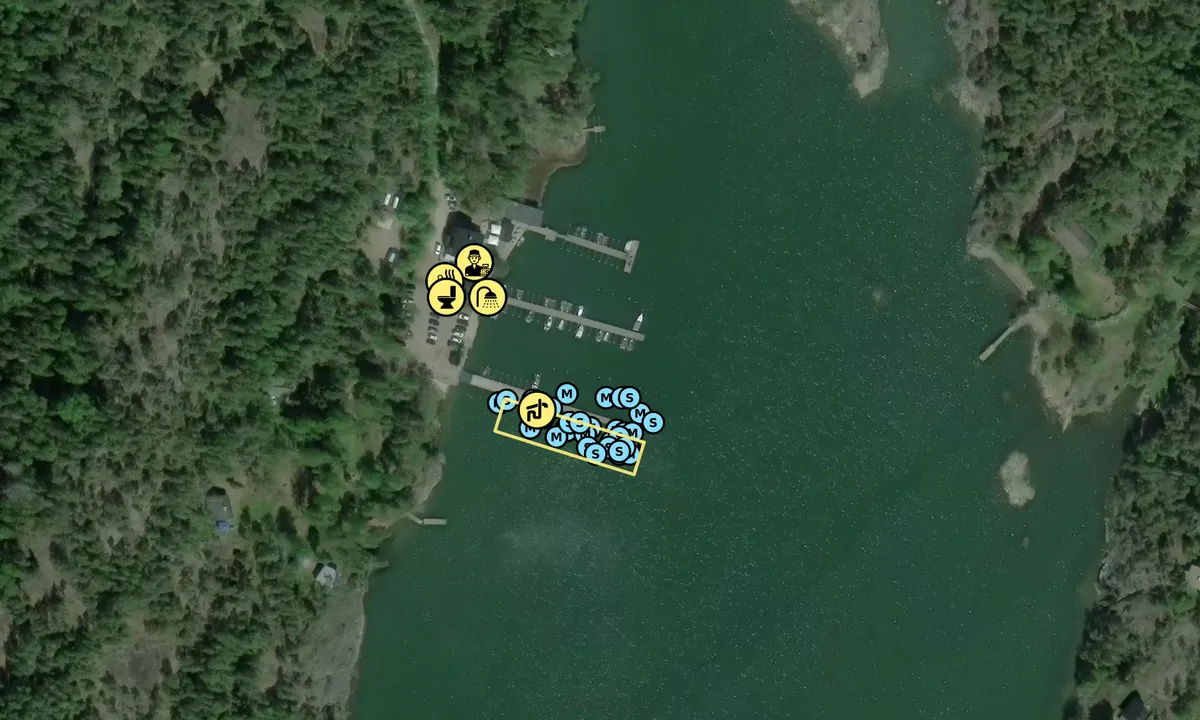 Satelite image of Porkkala Marina