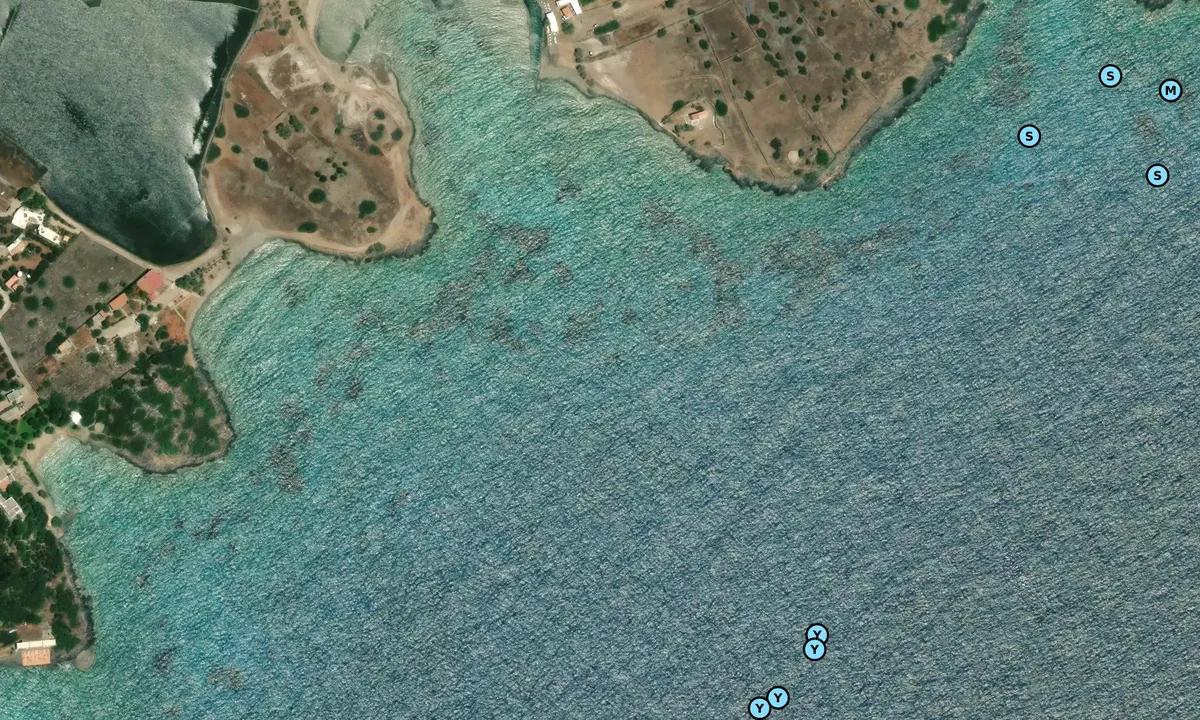 Satelite image of Poros Bay
