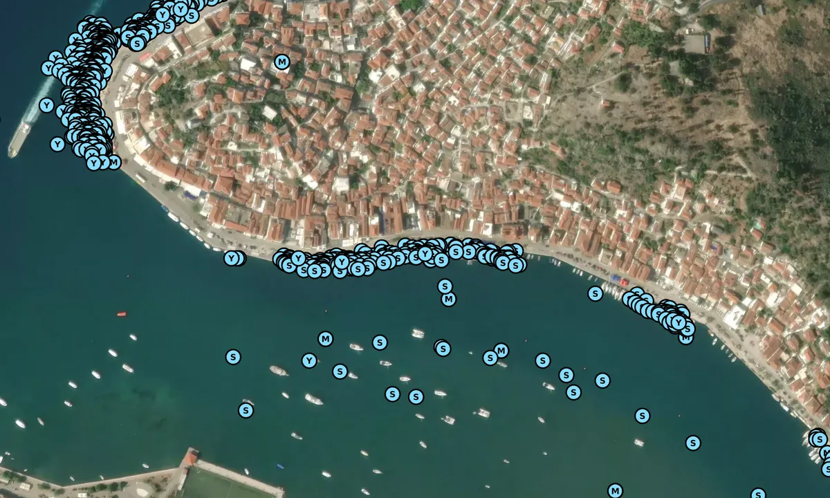 Satelite image of Poros South Quay