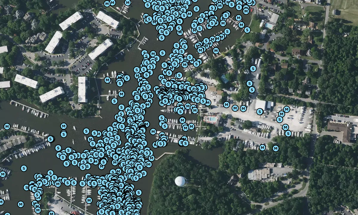 Satelite image of Port Annapolis Marina