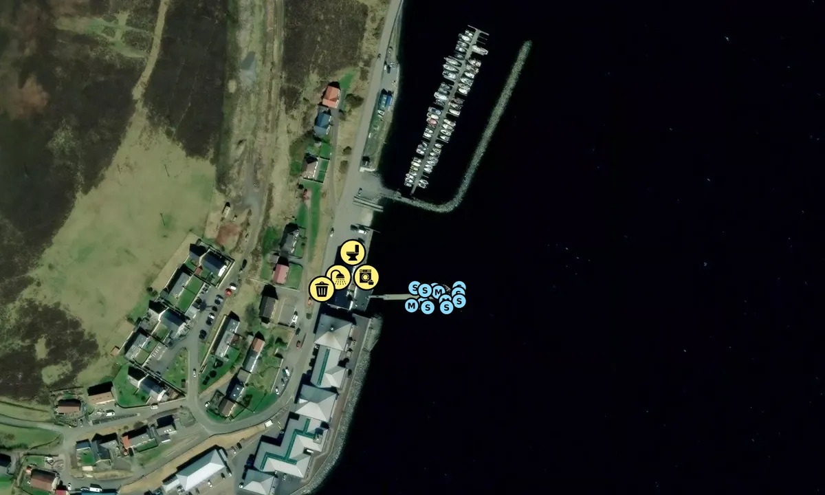 Satelite image of Port Arthur Marina