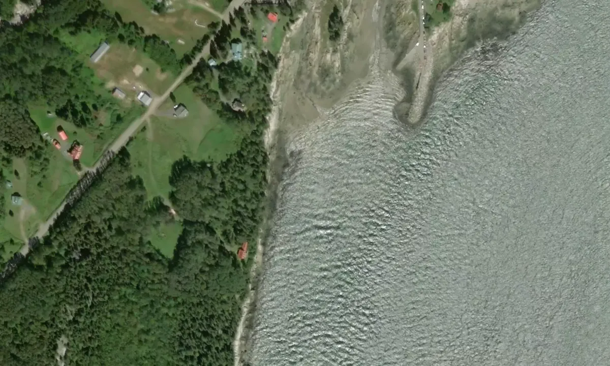 Satelite image of Port-au-Persil