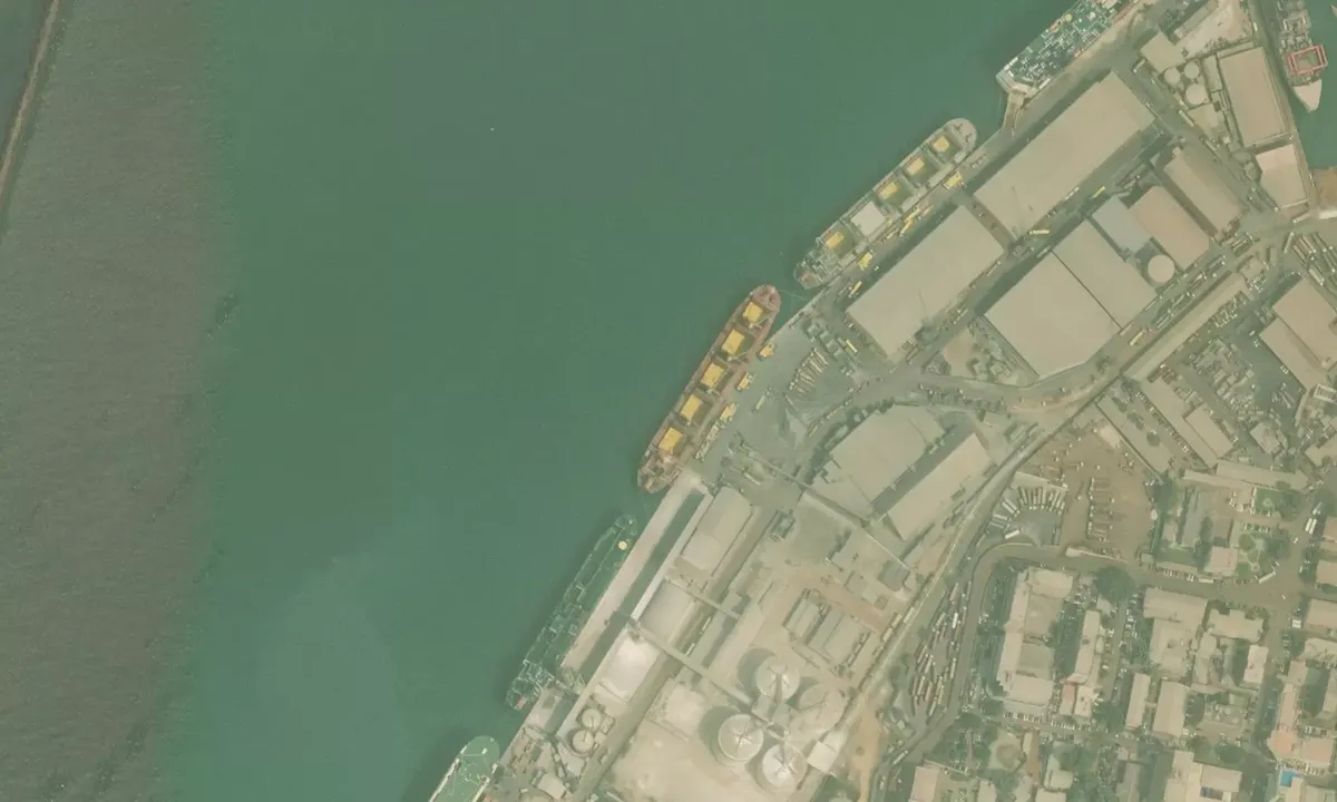 Satelite image of Port Autonome De Conakry
