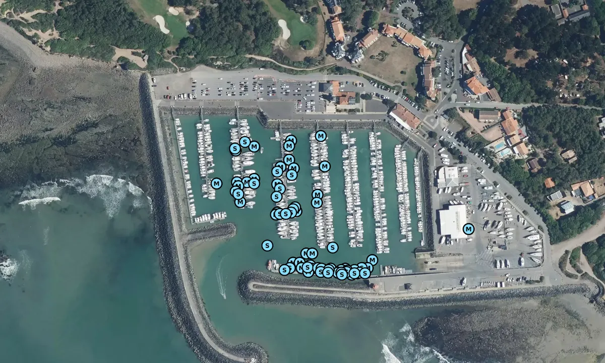 Satelite image of Port Bourgenay 1