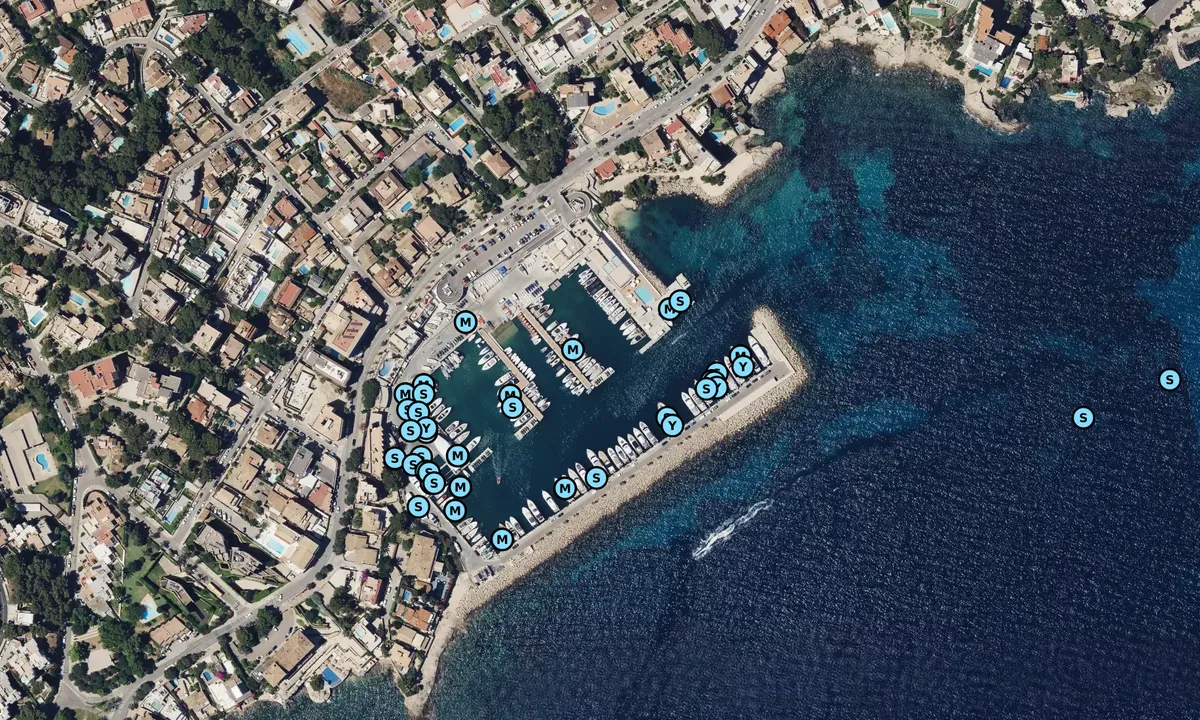 Satelite image of Port Calanova