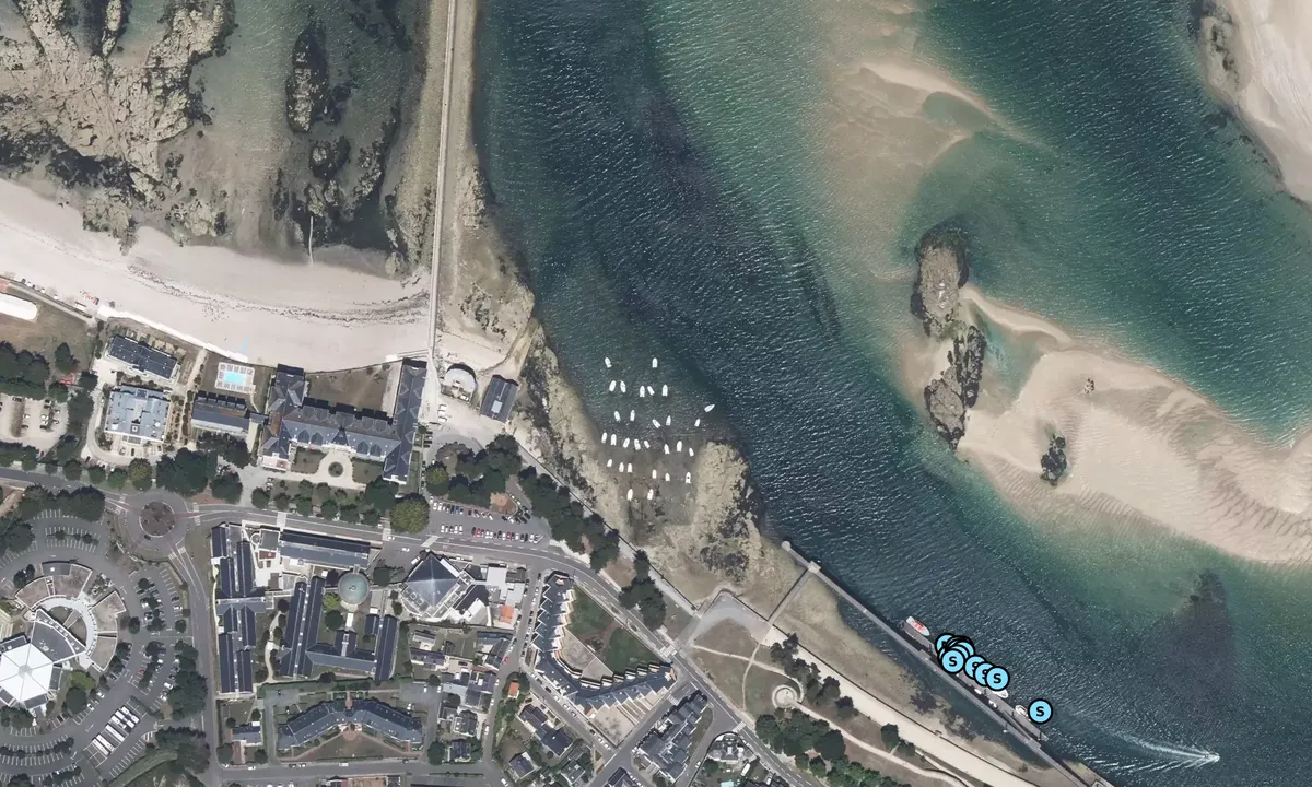 Satelite image of Port Charly