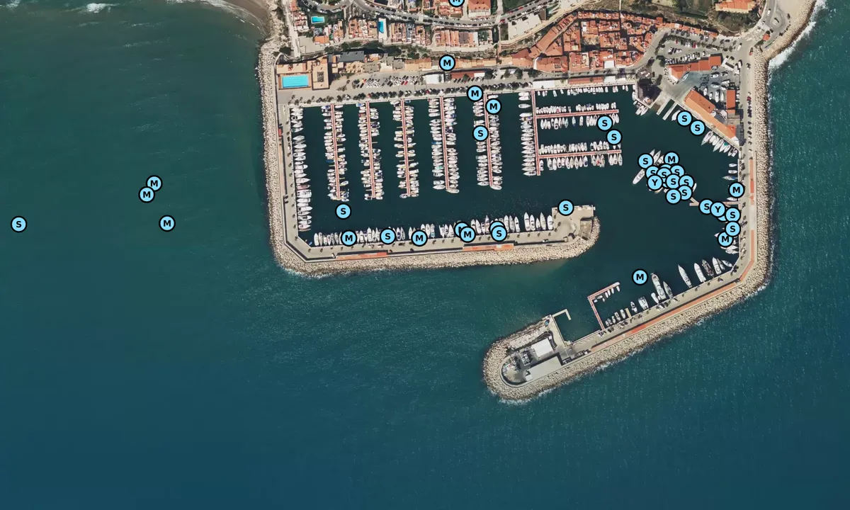 Satelite image of Port d'Aiguadolç