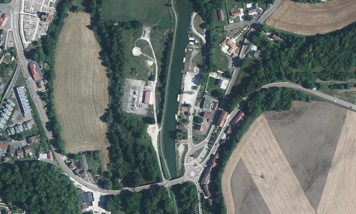 Satelite image of Port de la Maladiere