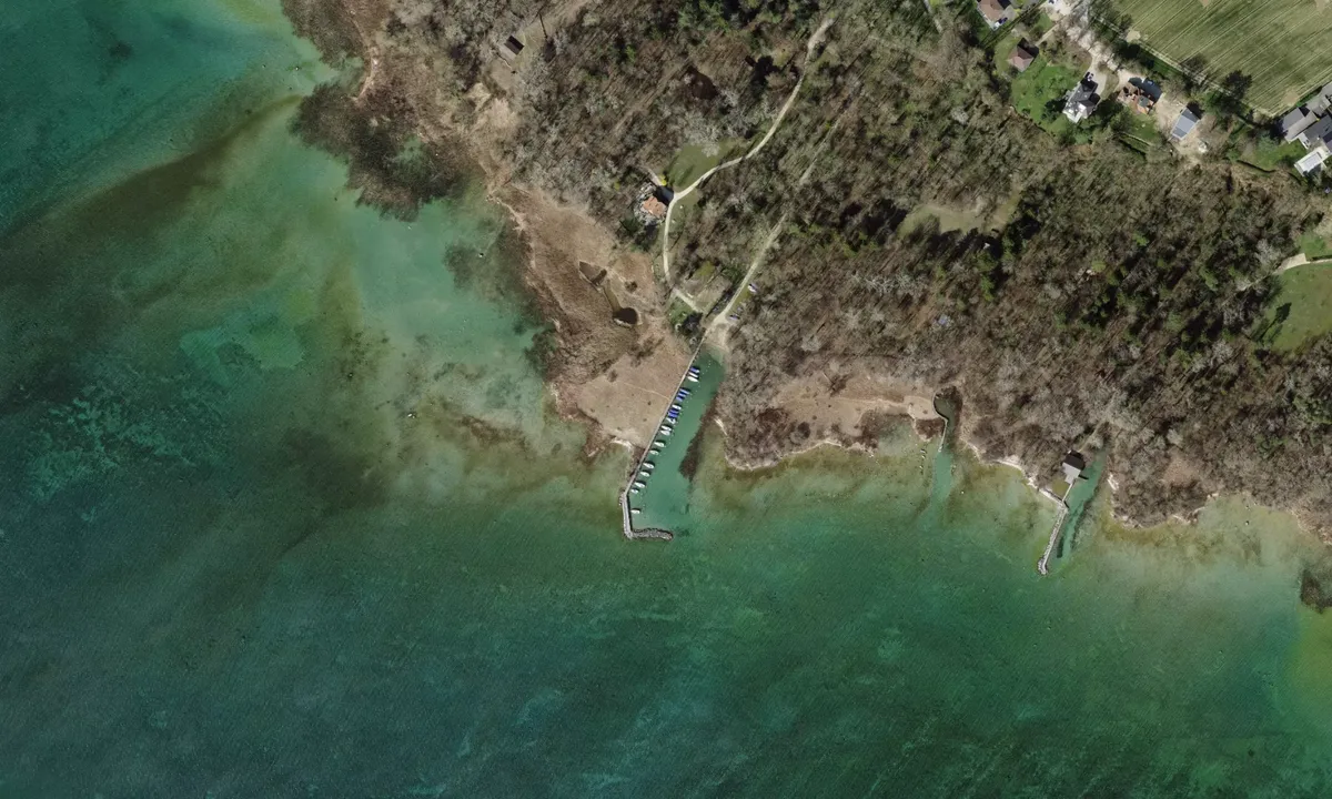 Flyfoto av Port de la Ramée
