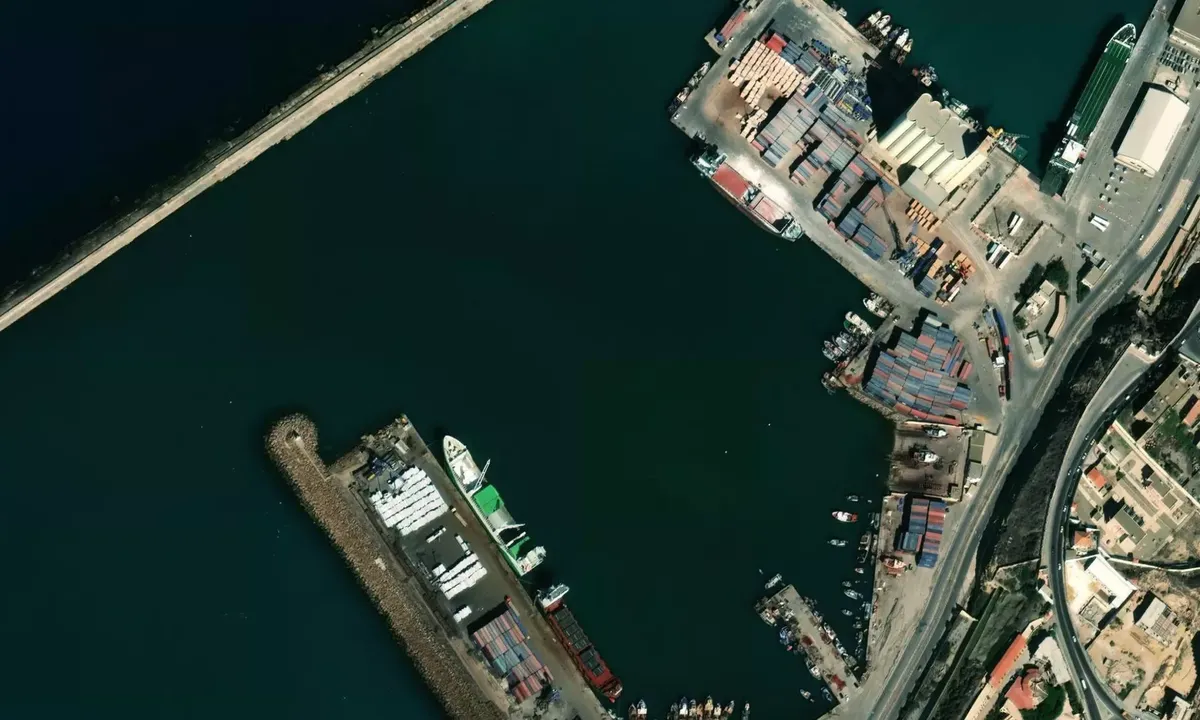 Satelite image of Port de Mostaganem