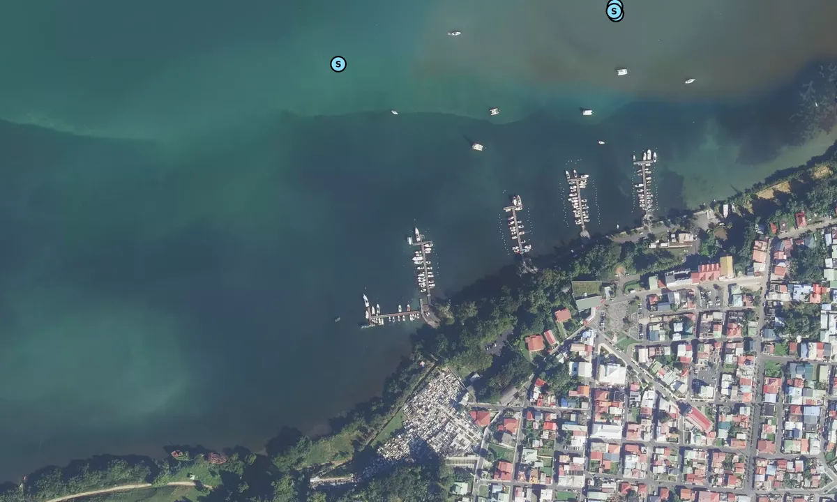 Satelite image of Port de plaisance de Baie Mahault