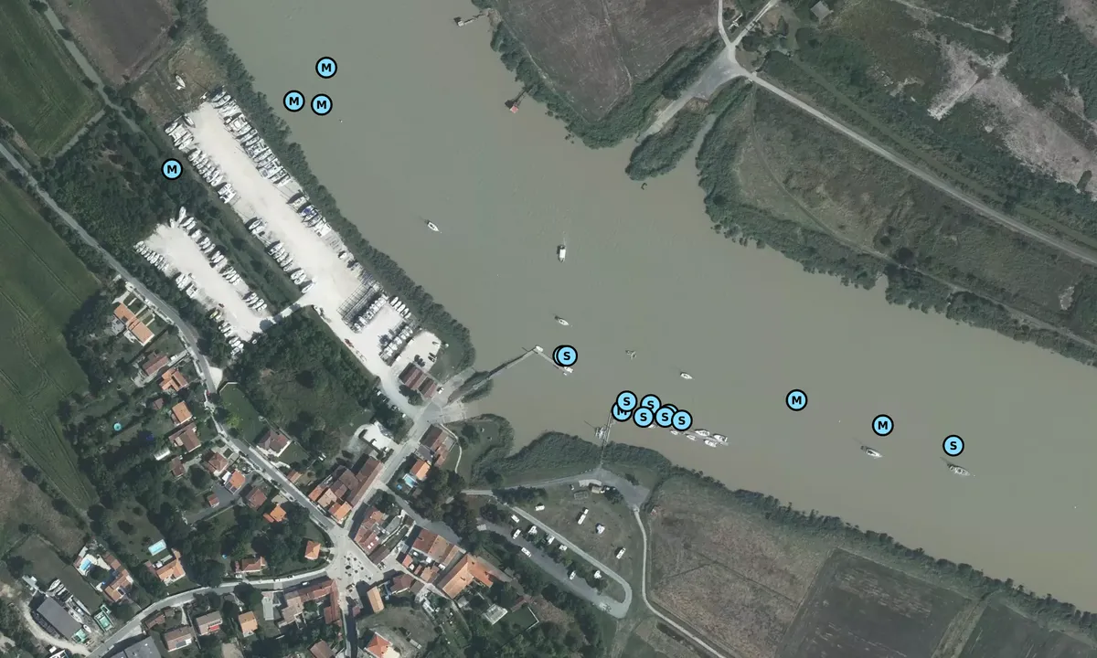 Satelite image of Port de plaisance de Soubise