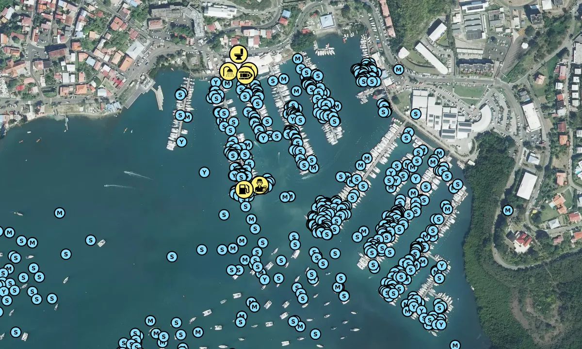 Satelite image of Port de Plaisance du Marin