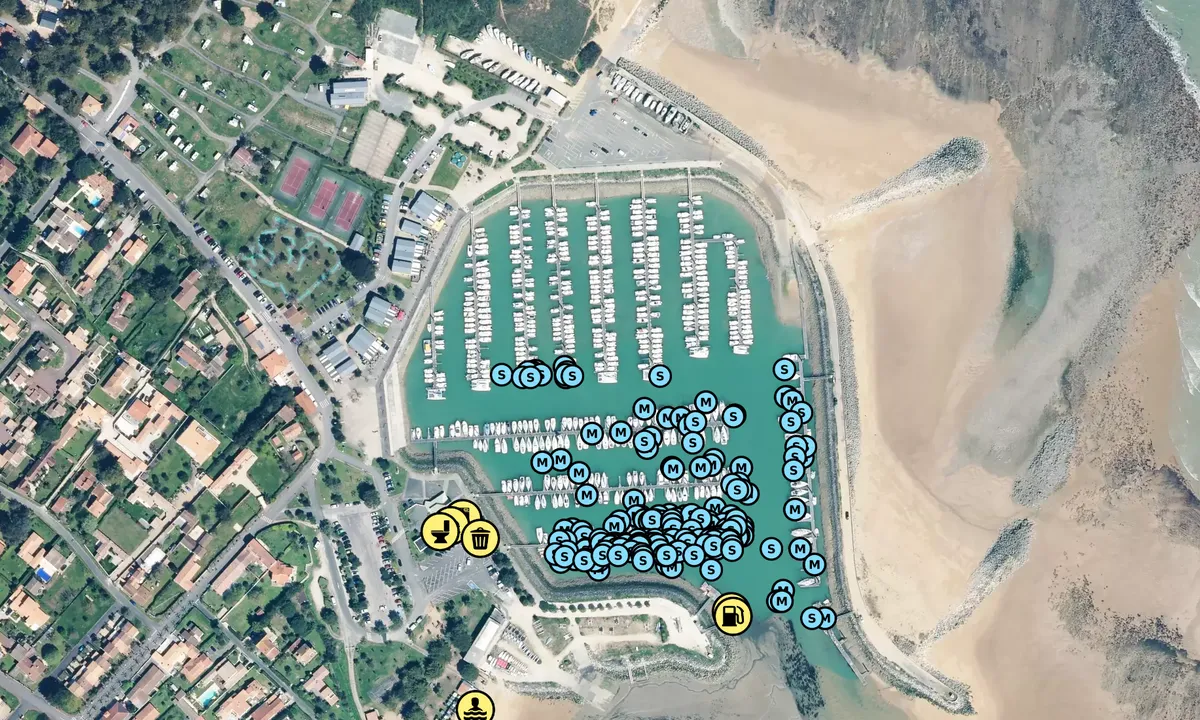 Satelite image of Port de Saint denis d'Oleron