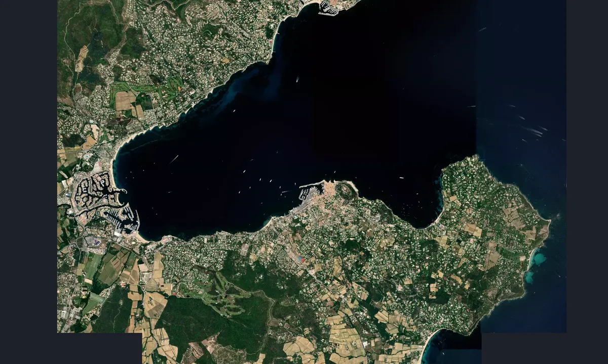 Flyfoto av Port de Saint-Tropez