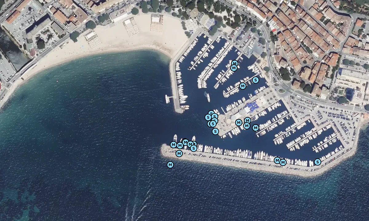Satelite image of Port de Sainte Maxime