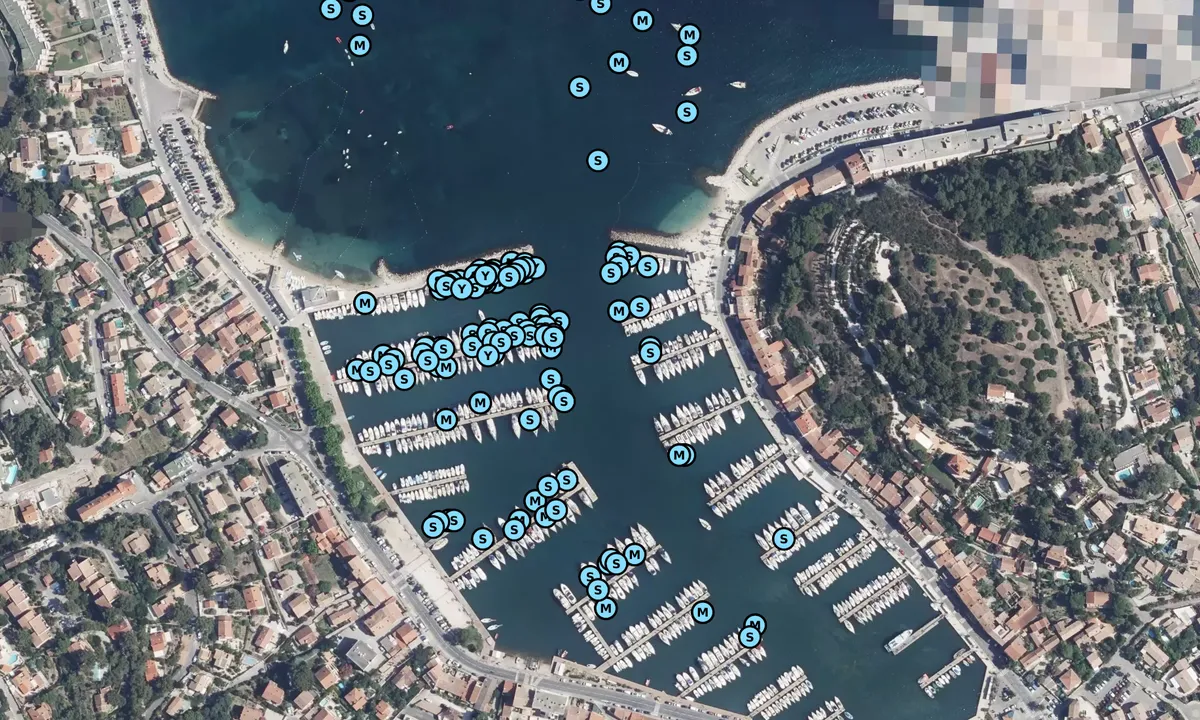 Satelite image of Port de St. Mandrier sur Mer