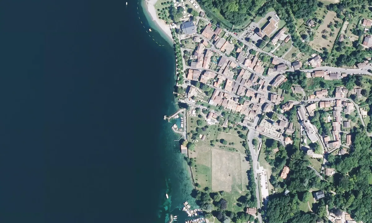Flyfoto av Port d'Hermance