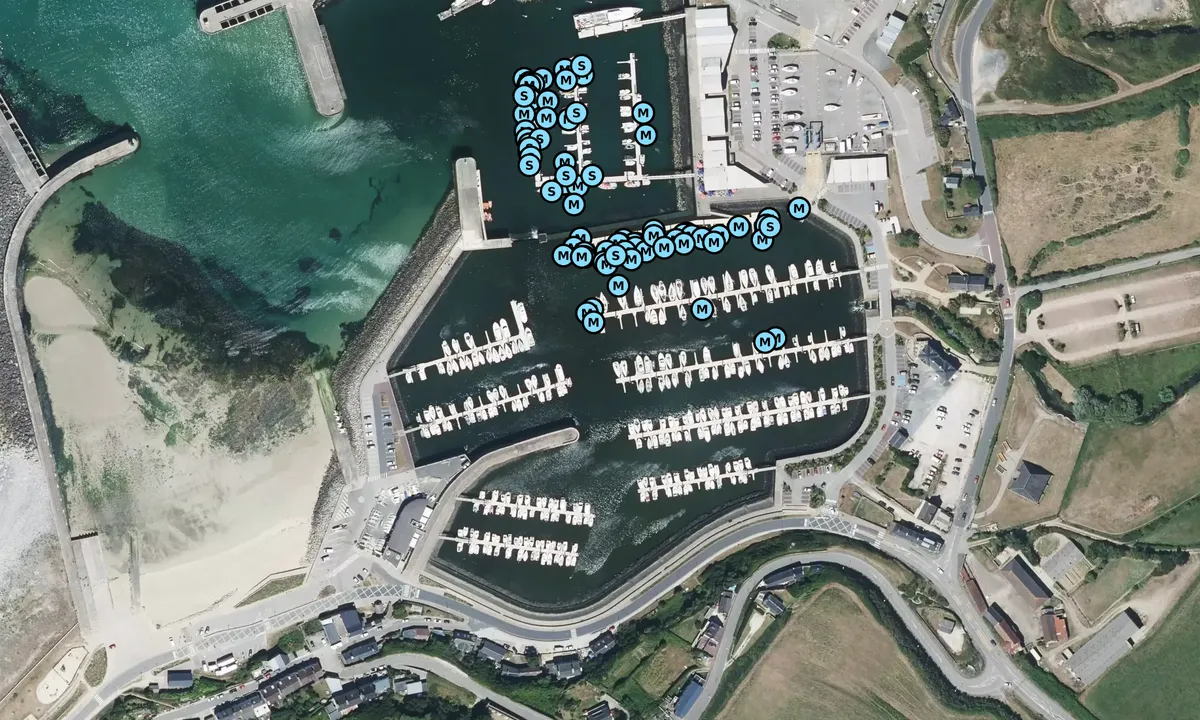 Satelite image of Port-Diélette Marina