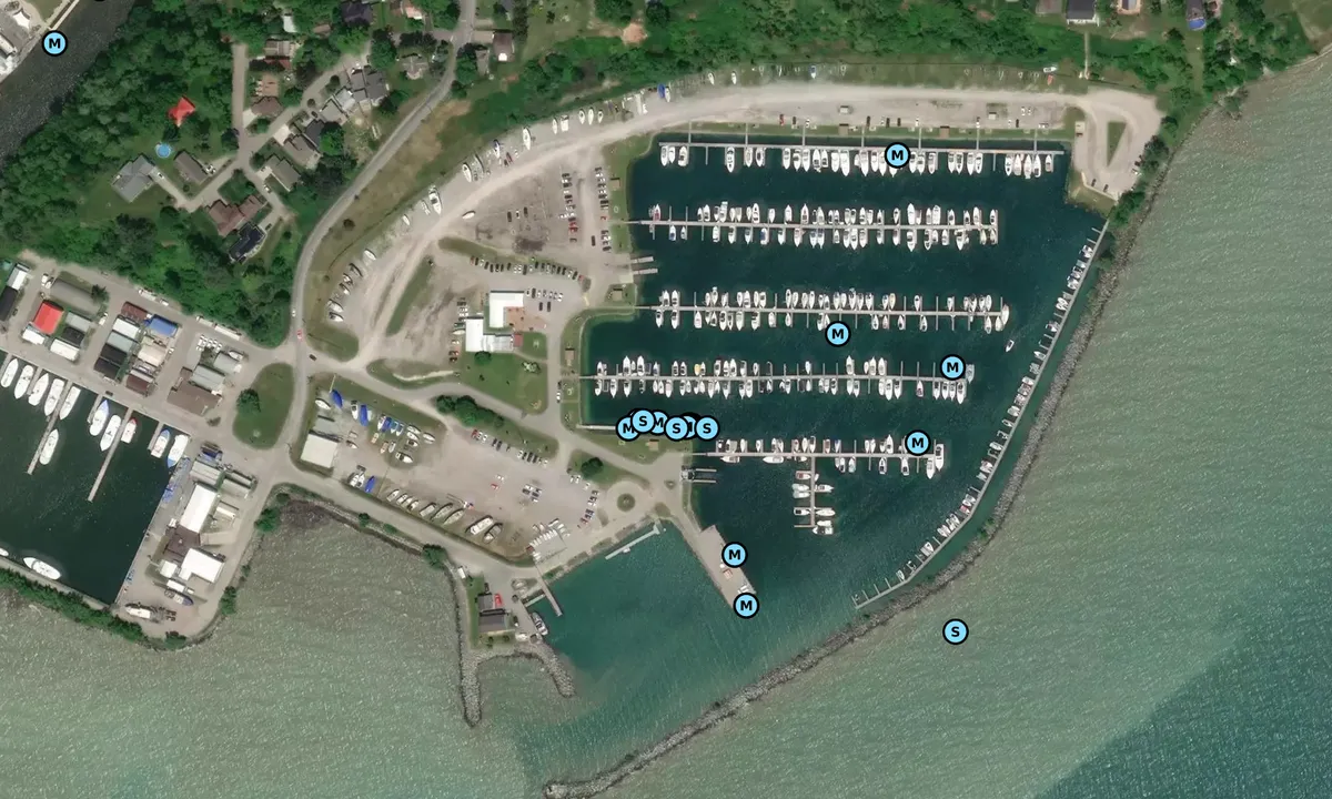 Flyfoto av Port Dover Harbour Marina - Norfolk