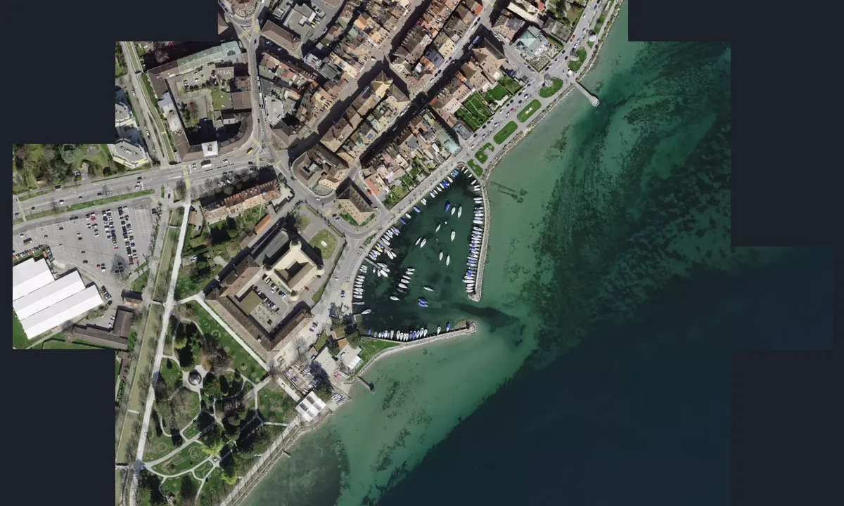 Flyfoto av Port du Chateau