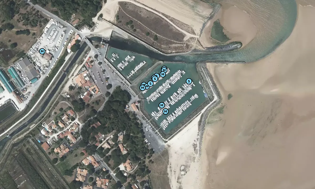 Satelite image of Port du Douhet