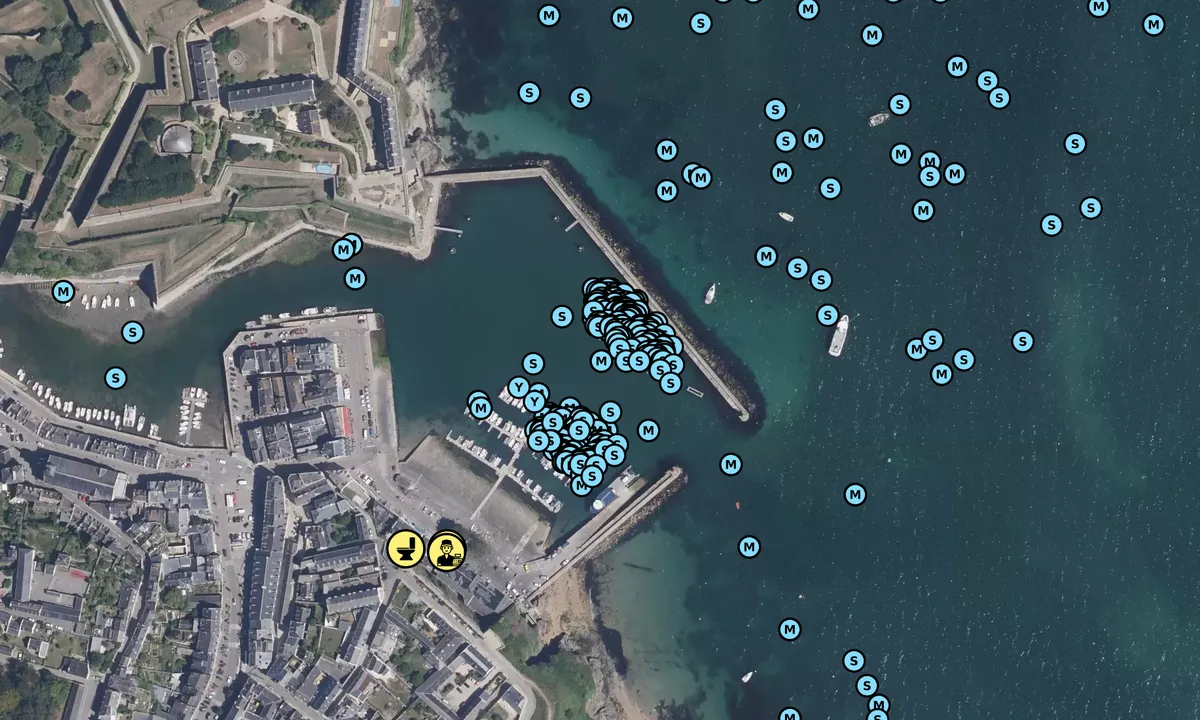 Satelite image of Port du Palais