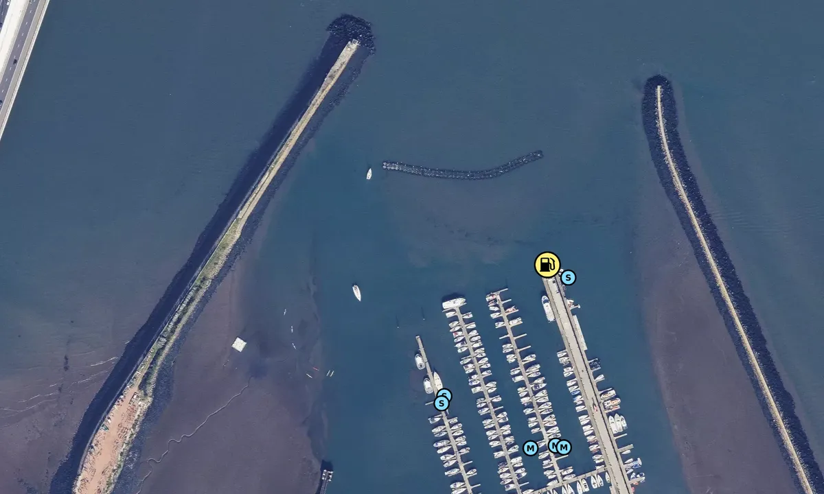 Satelite image of Port Edgar Marina and Sailing School