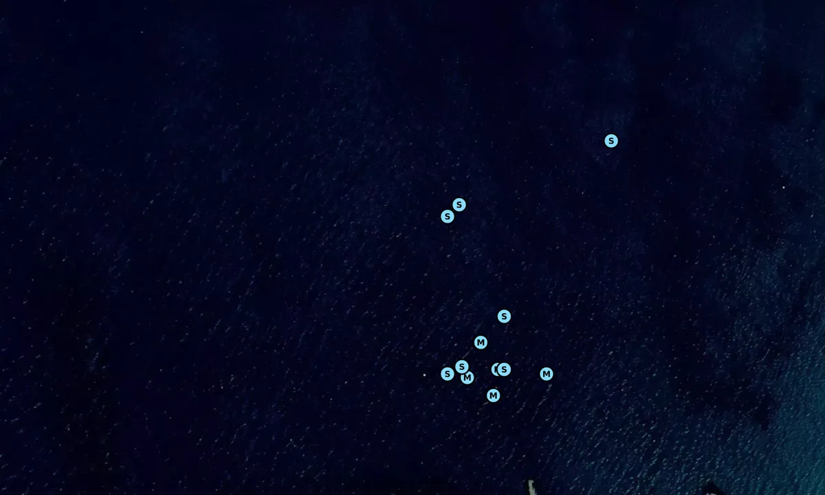 Satelite image of Port Erin