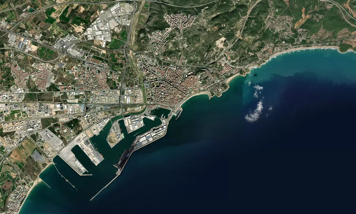 Flyfoto av Port Esportiou de Tarragona/Club Nautic