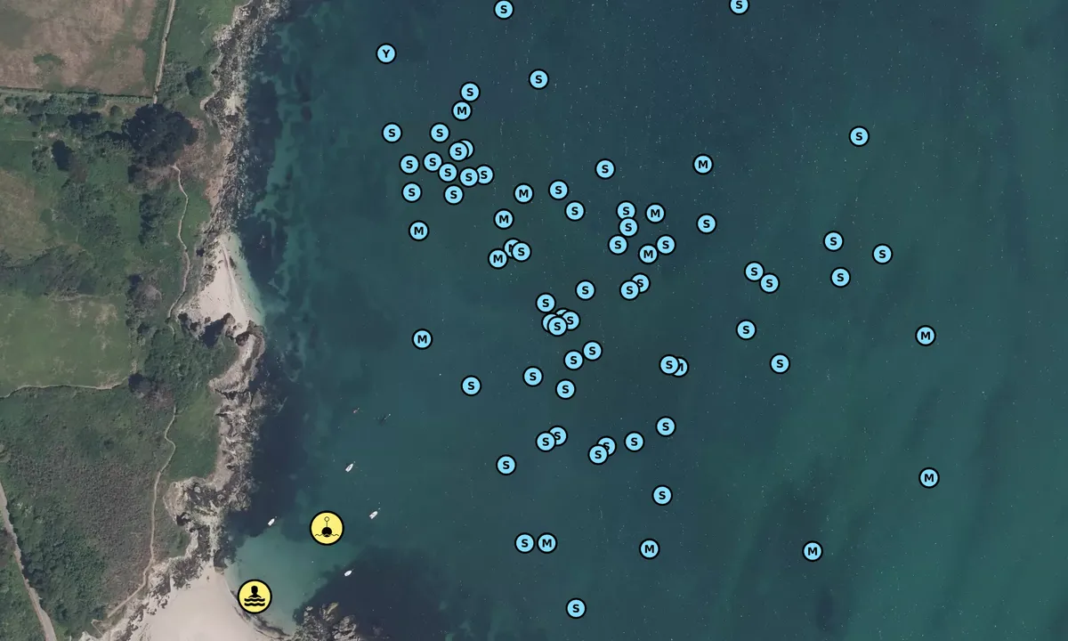 Satelite image of Port Guen