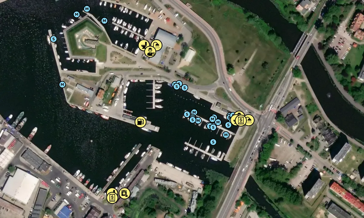 Satelite image of Port Jachtowy Kolobrzeg