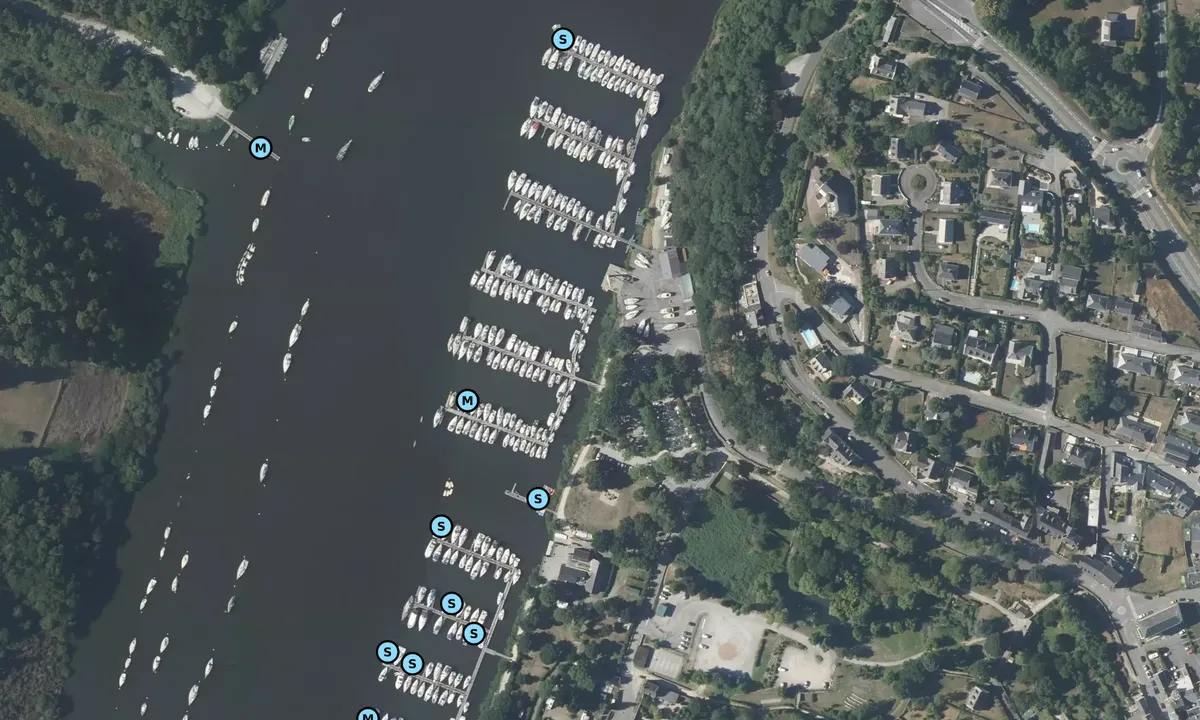 Satelite image of Port La Roche Bernard
