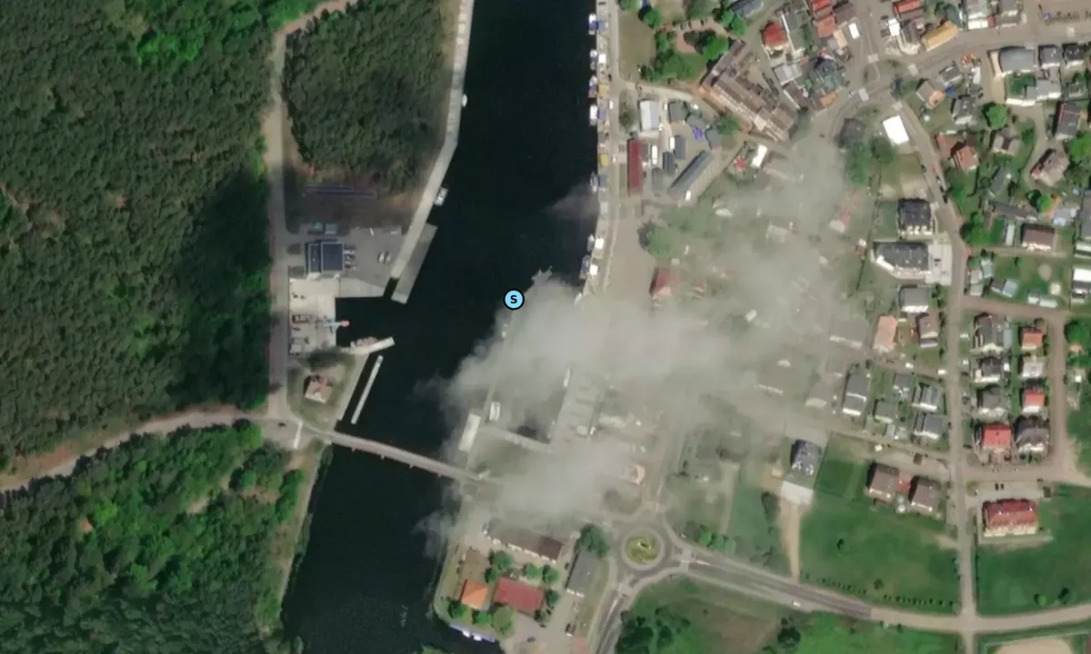 Satelite image of Port Mrzeżyno