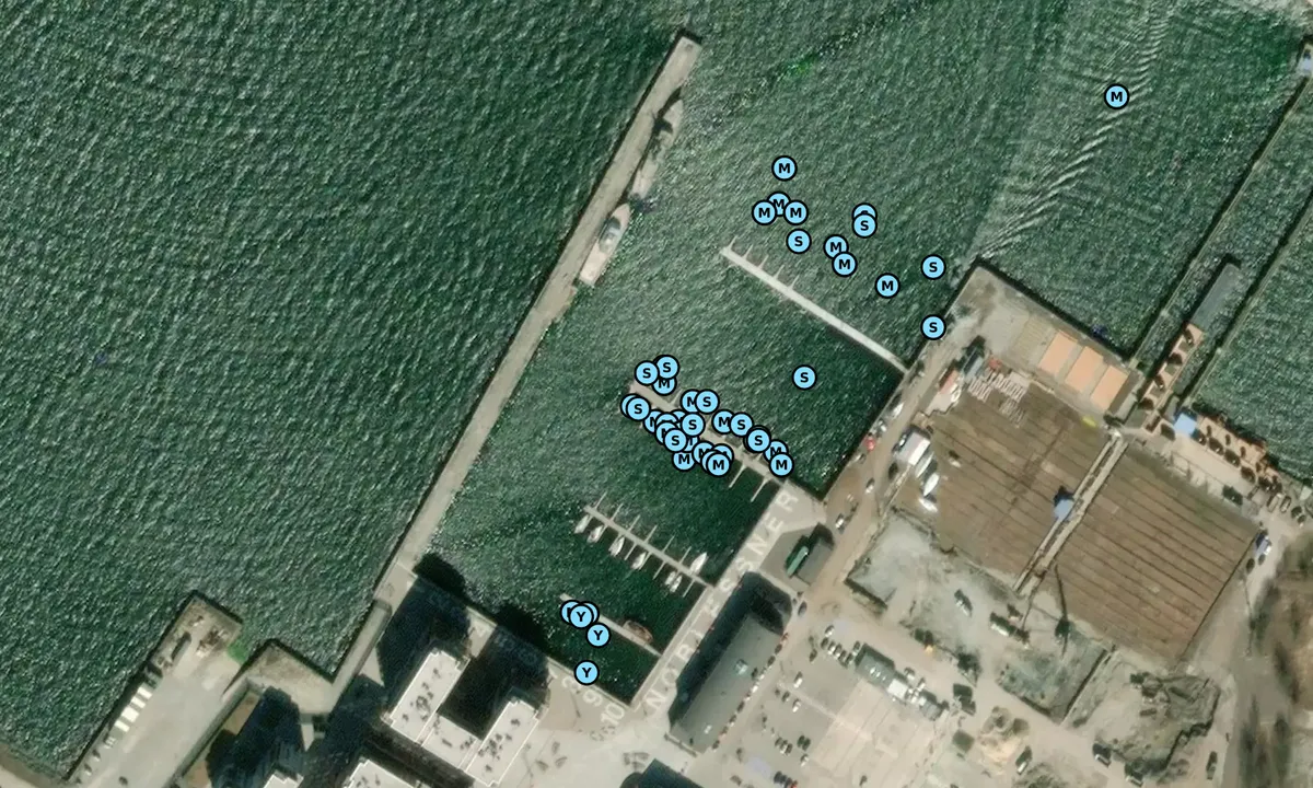 Satelite image of Port Noblessner - Tallinn