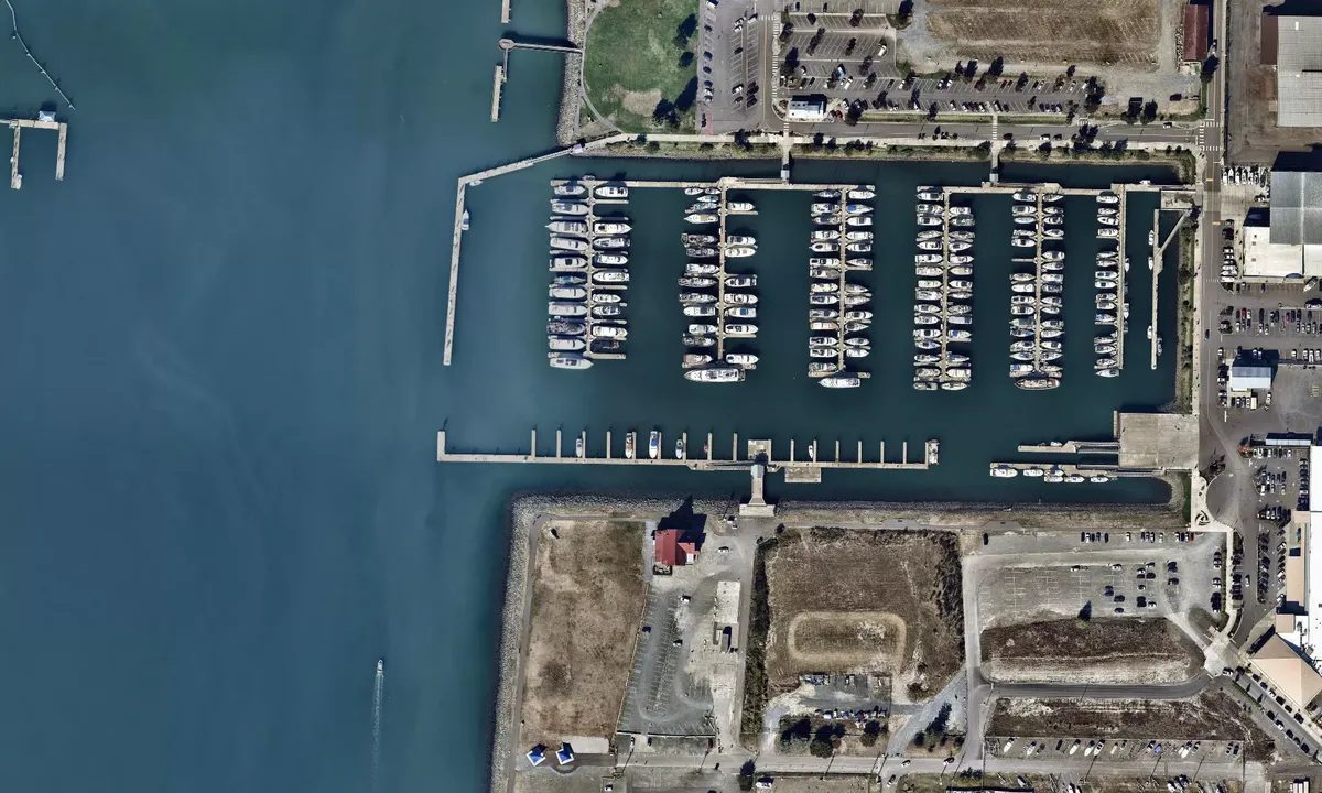 Flyfoto av Port of Everett North Docks