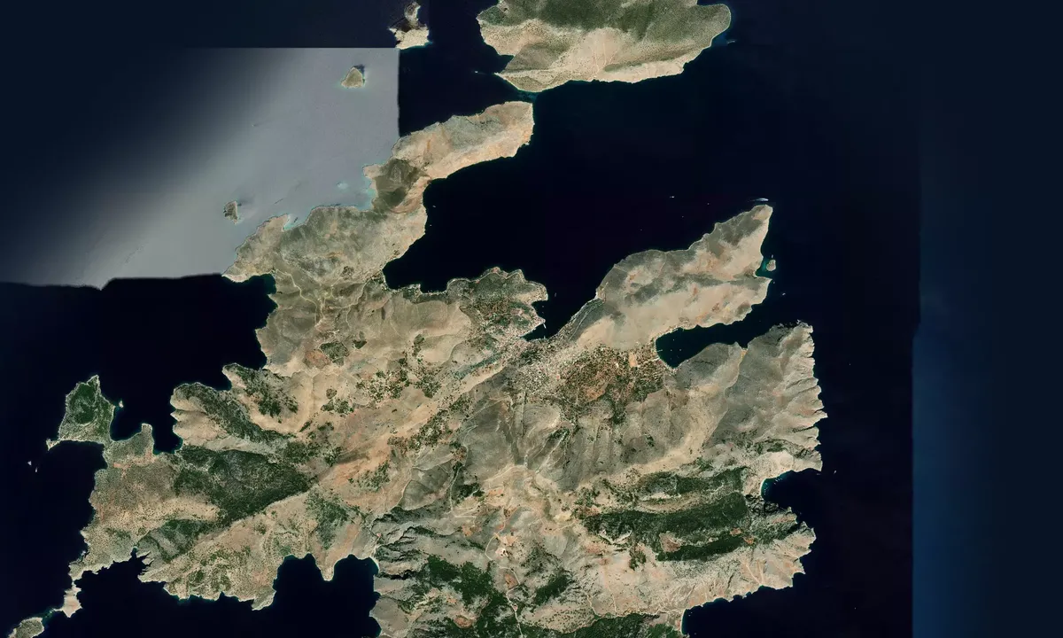 Flyfoto av Port of Gialos