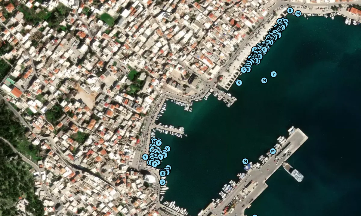 Satelite image of Port of Kálimnos