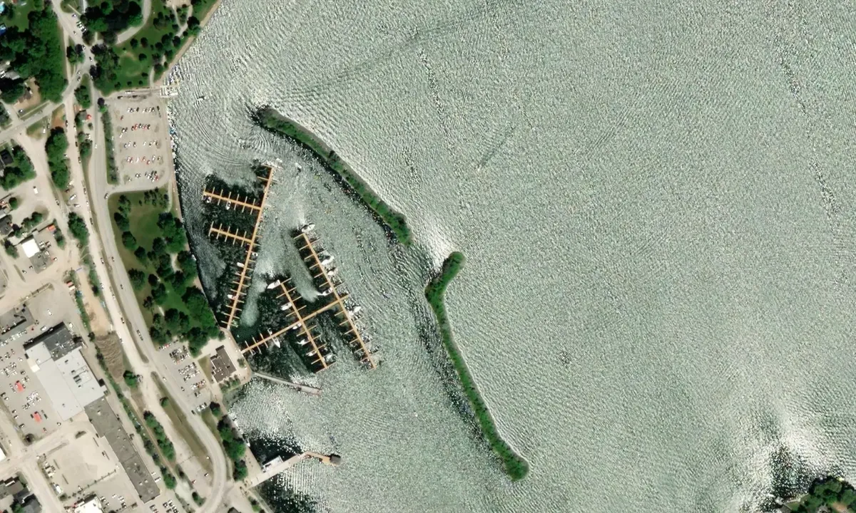 Flyfoto av Port of Orillia